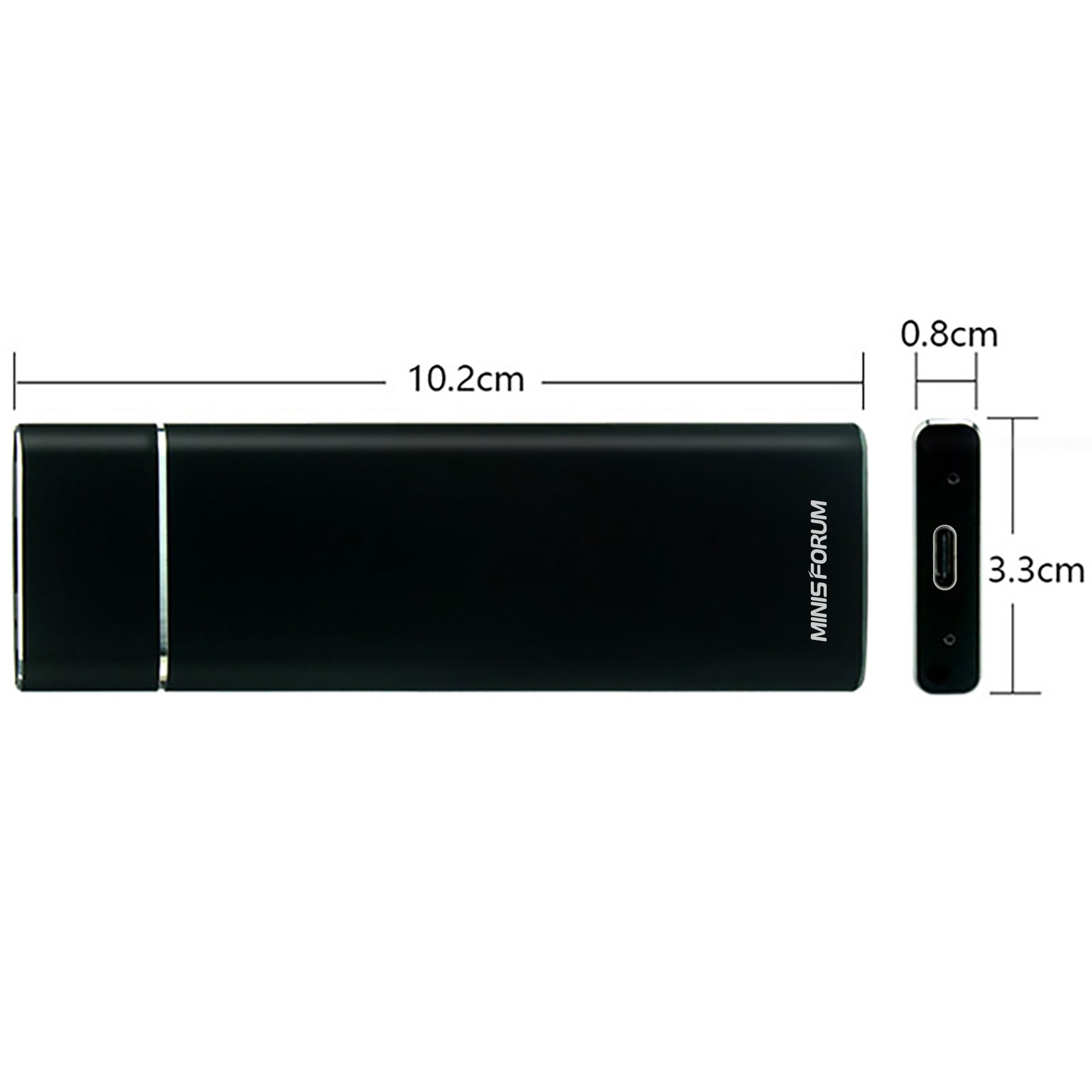 Minisforum M.2 NVMe Hard Drive Enclosure