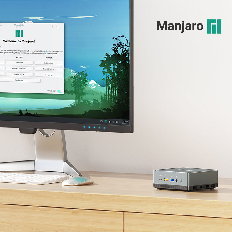 DeskMini UM700 × Manjaro Linux- Small and Portable