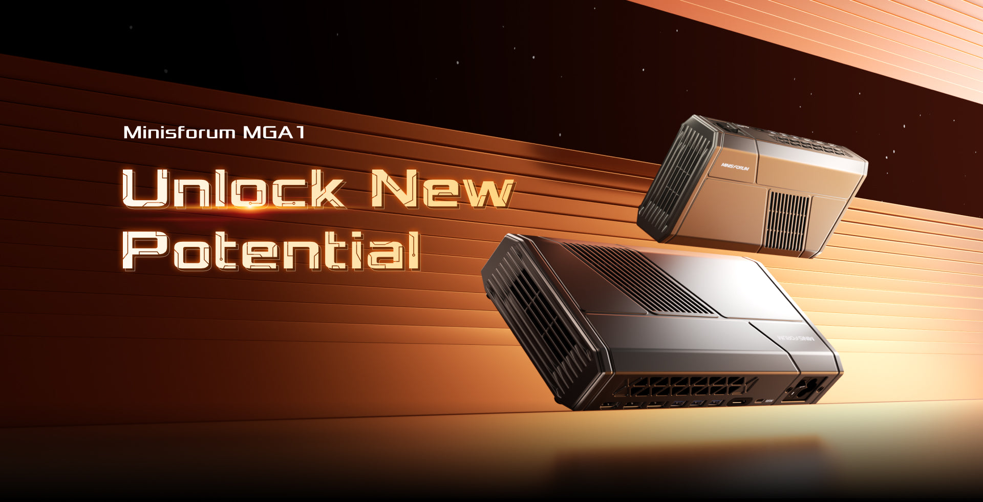 Minisforum UK | MGA1 eGPU Dock Station | Oculink 4i & PCIe 4.0 x4