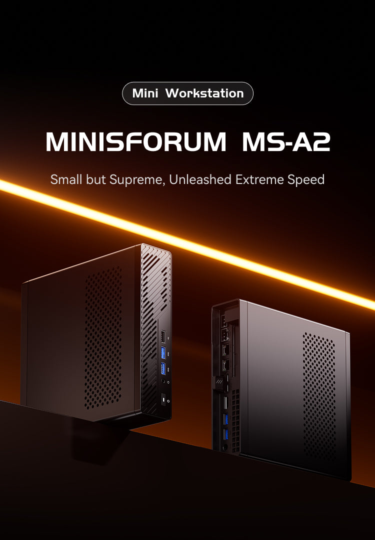 新品未開封：MINISFORUM MS-A2 Ryzen9 9955HX/64G MINISFORUM MS-A2 Workstation | AMD Ryzen 9 9955HX | PCIe x16
