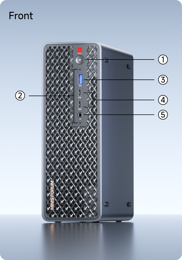 MINISFORUM MS-S1 MAX AI Workstation | AMD Ryzen AI Max+ 395 CPU MINISFORUM MS-S1 MAX AI Workstation | AMD Ryzen AI Max+ 395 CPU