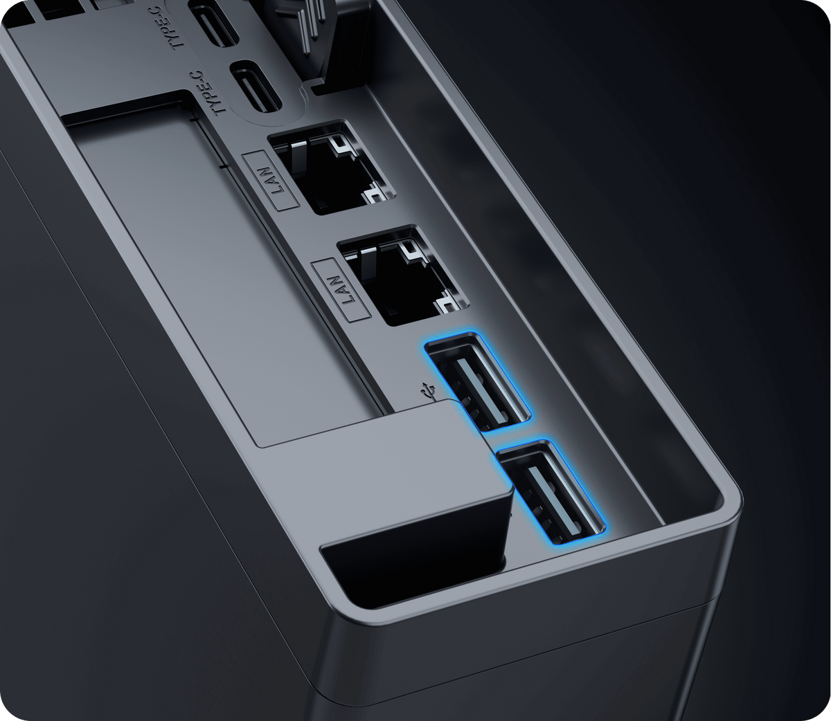 More USB-A <span>Connectivity</span>