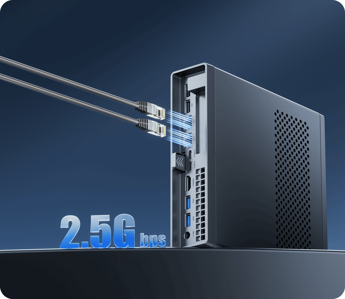 2.5Gbps RJ45  <br><span>network ports× 2</span>