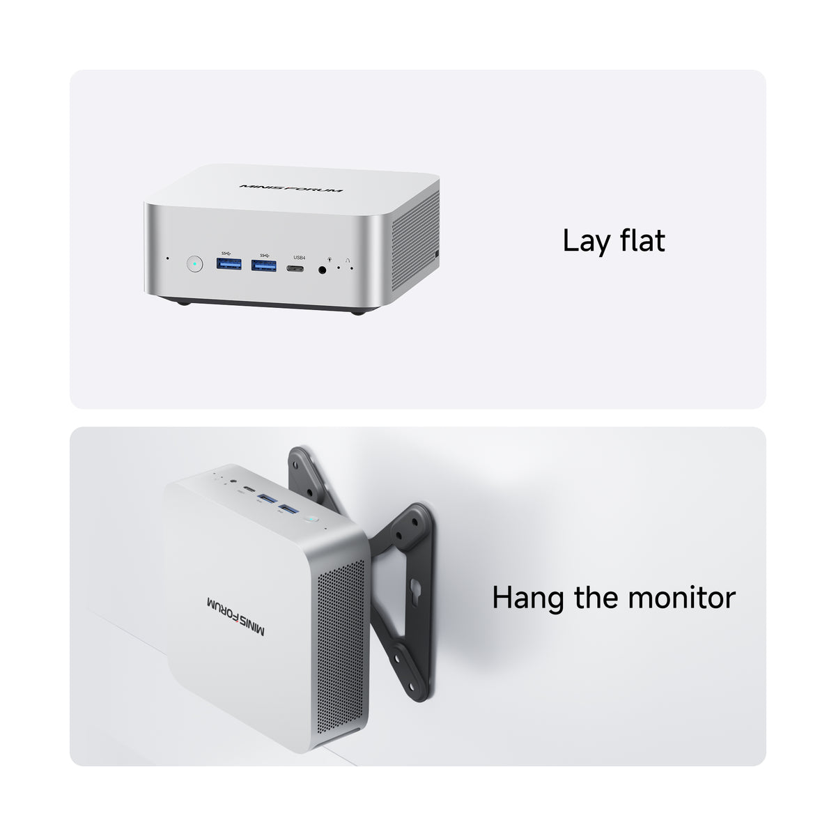 Minisforum AI X1-470/255 MINIPC |  AMD Ryzen™ AI 9 HX 470 / Ryzen™ 7 255 | Dual DDR5-5600MHz & M.2 2280 NVME SSD Slot × 2 | Dual 40 Gbps USB4 Ports | OCuLink Port