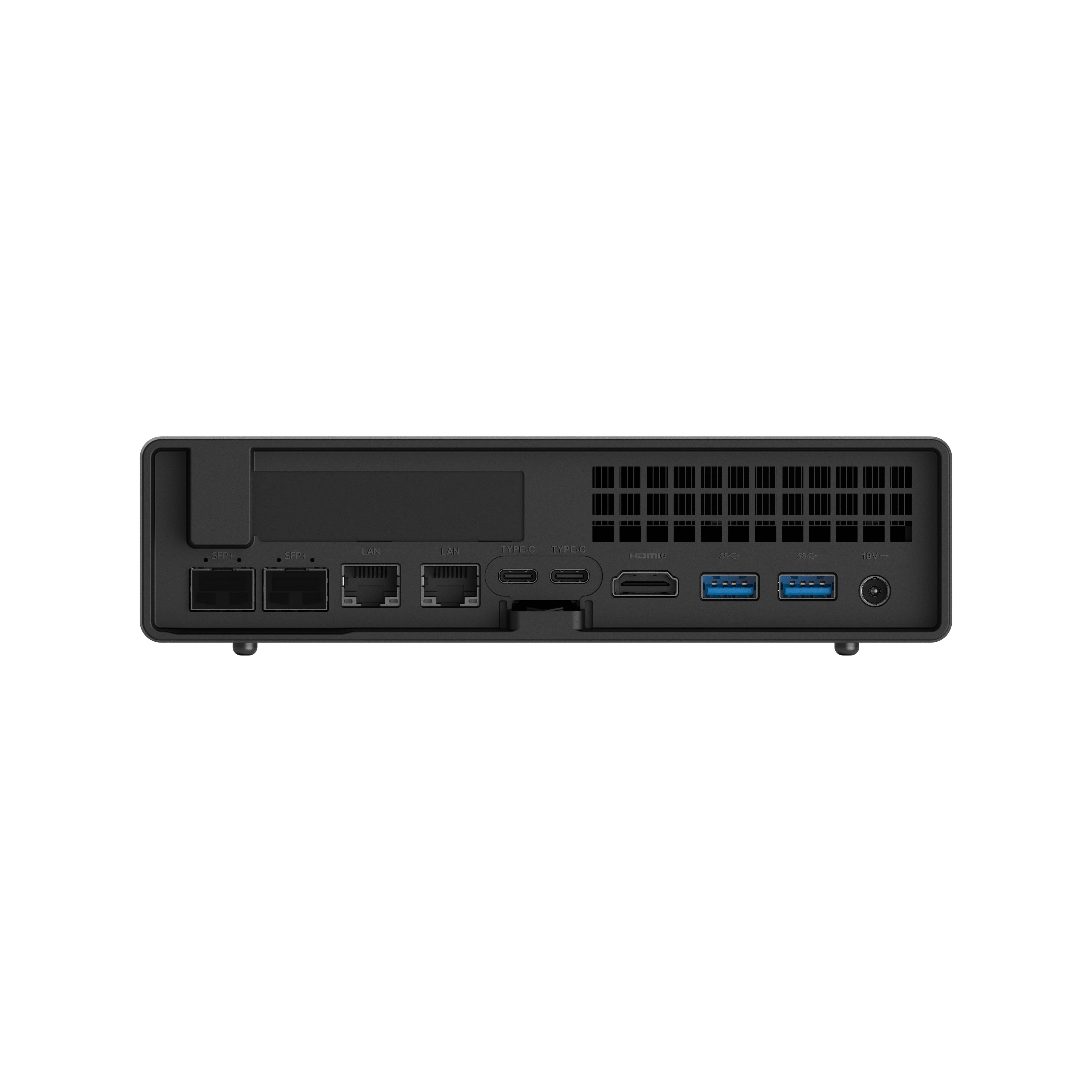 MS-03 Local AI Edge Workstation | Intel® Core™ Ultra 9 386H | Dual DDR5-7200 & 3× M.2 SSD | Support U.2 NVMe | PCIe x16 Physical Slot | Dual 10G SFP+ & 10G RJ45+2.5G RJ45 | WIFI7 & BT6