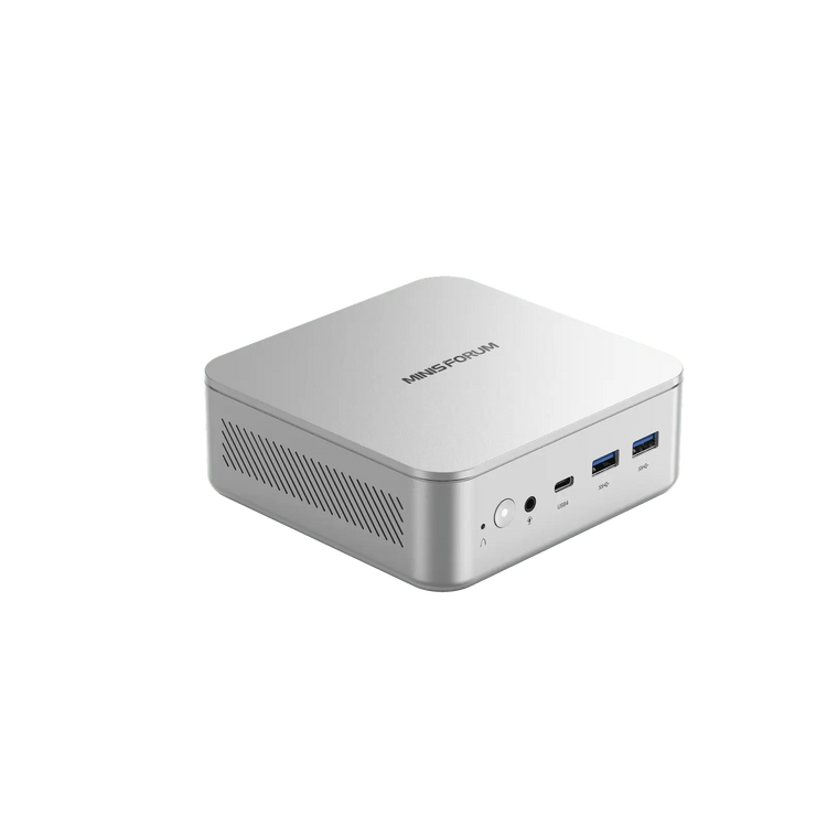 Minisforum M2 AI MINIPC | Intel® Core™ Ultra 7 356H | Up to 90TOPS | Dual DDR5-5600 & M.2 2280 PCIE4.0 Slot*2 | WIFI7 & BT5.4 | Dual 2.5G | USB4 40Gbps