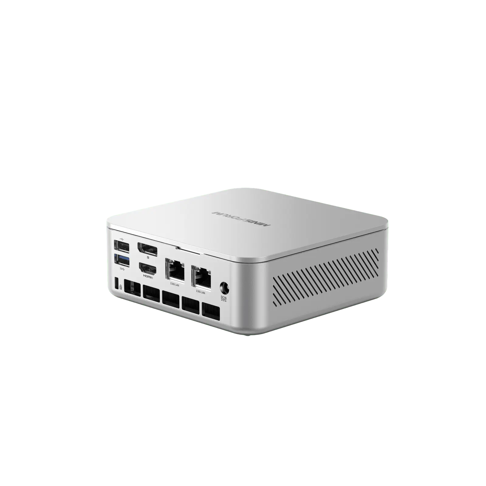 Minisforum M2 AI MINIPC | Intel® Core™ Ultra 7 356H | Up to 90TOPS | Dual DDR5-5600 & M.2 2280 PCIE4.0 Slot*2 | WIFI7 & BT5.4 | Dual 2.5G | USB4 40Gbps