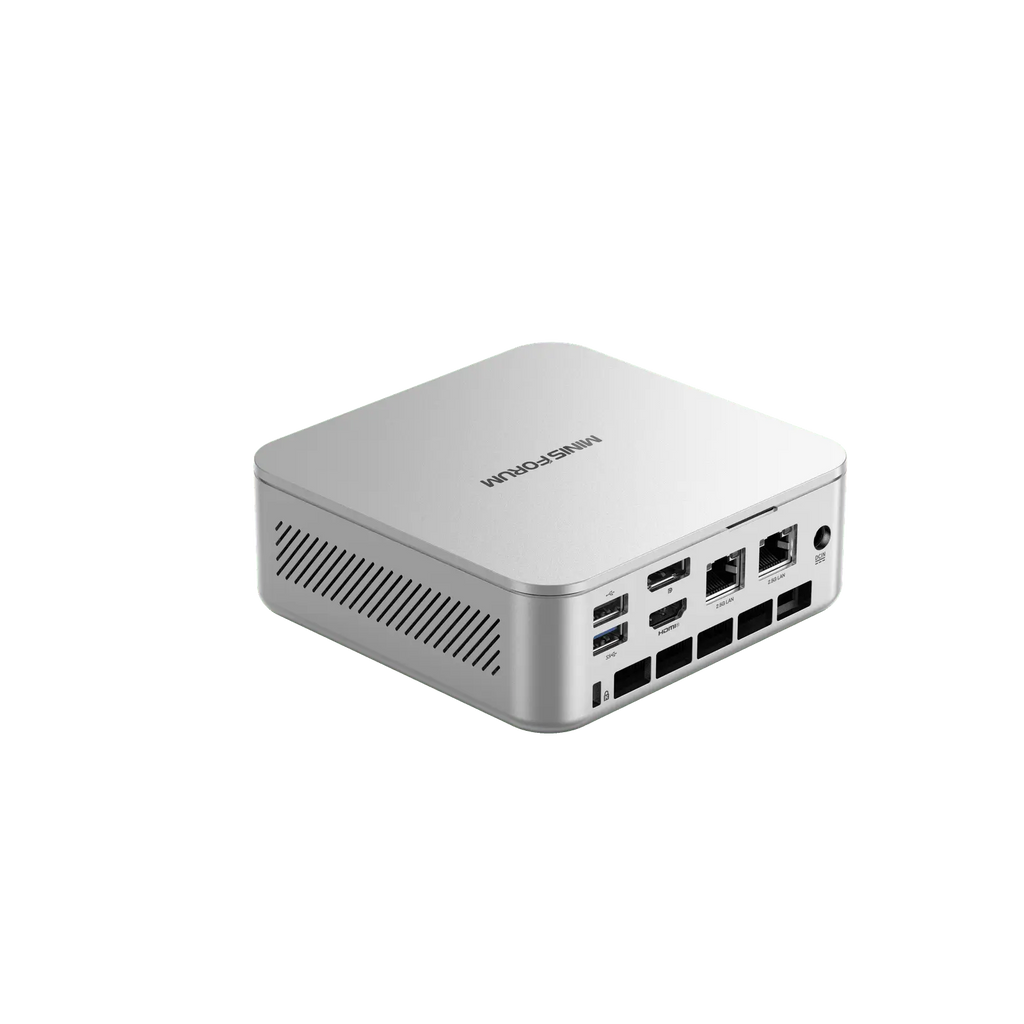 Minisforum M2 AI MINIPC | Intel® Core™ Ultra 7 356H | Up to 90TOPS | Dual DDR5-5600 & M.2 2280 PCIE4.0 Slot*2 | WIFI7 & BT5.4 | Dual 2.5G | USB4 40Gbps