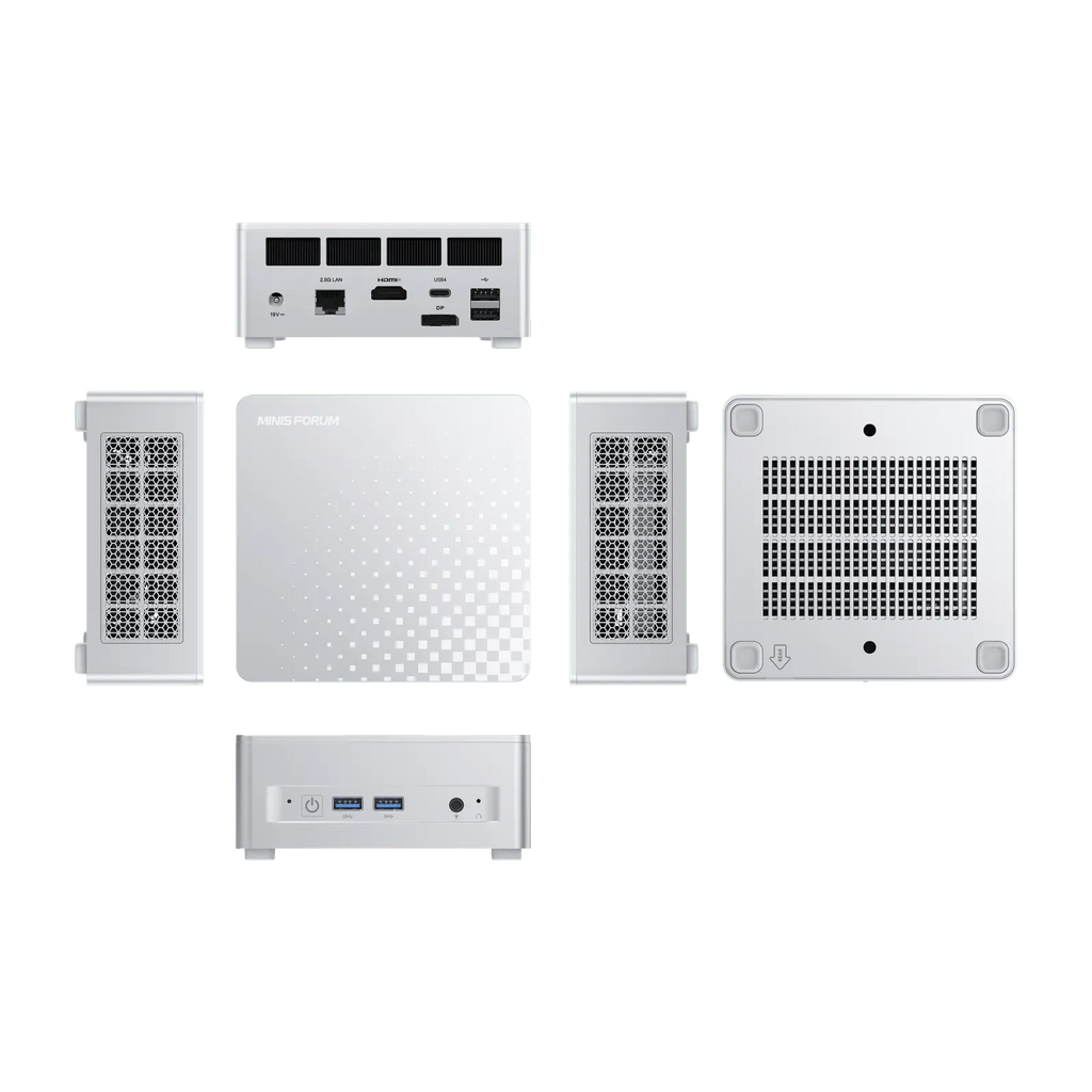 MINISFORUM M1 Lite MiniPC | Intel® Core™ Ultra 5 125U | Dual DDR5-5600Mhz Up To 96GB | Dual M.2 2280 PCIe 4.0 SSD Slots | USB4 40Gbps | Wi-Fi 6E & BT 5.2 | 2.5G Lan