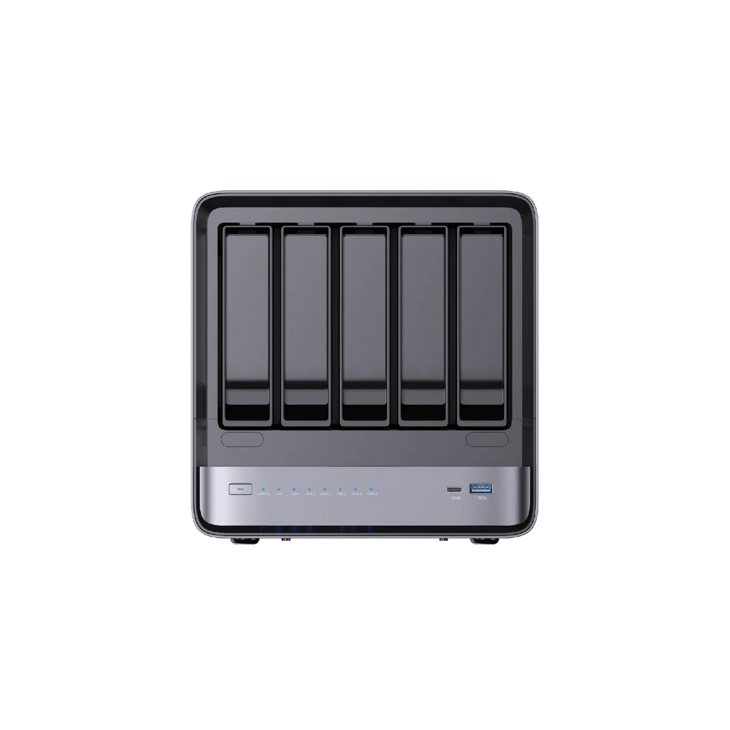 Minisforum N5 Pro AI NAS | AMD Ryzen™ AI 9 HX PRO 370 | 96GB DDR5 ECC memory | 10Gb+5GbE LAN | Docker single key installation | OCuLink compatible