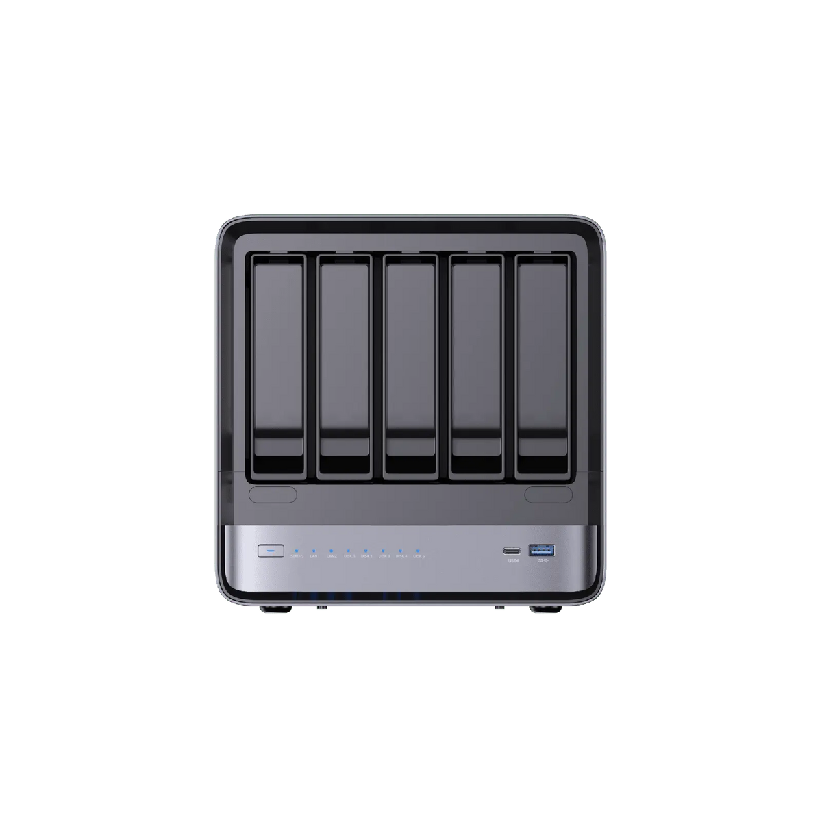 Minisforum N5 Pro AI NAS | AMD Ryzen™ AI 9 HX PRO 370 | 96GB DDR5 ECC memory | 10Gb+5GbE LAN | Docker single key installation | OCuLink compatible