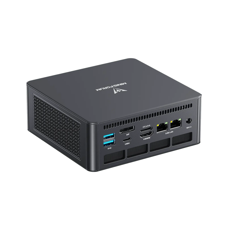Minisforum UM890PRO MINIPC | AMD Ryzen™ 9 8945HS | Dual DDR5-5600Mhz,up to 96GB & 2 × M.2 2280 SSD PCIe 4.0 Slots | OcuLink Port & 4 × USB3.2 Gen2 Type-A Ports