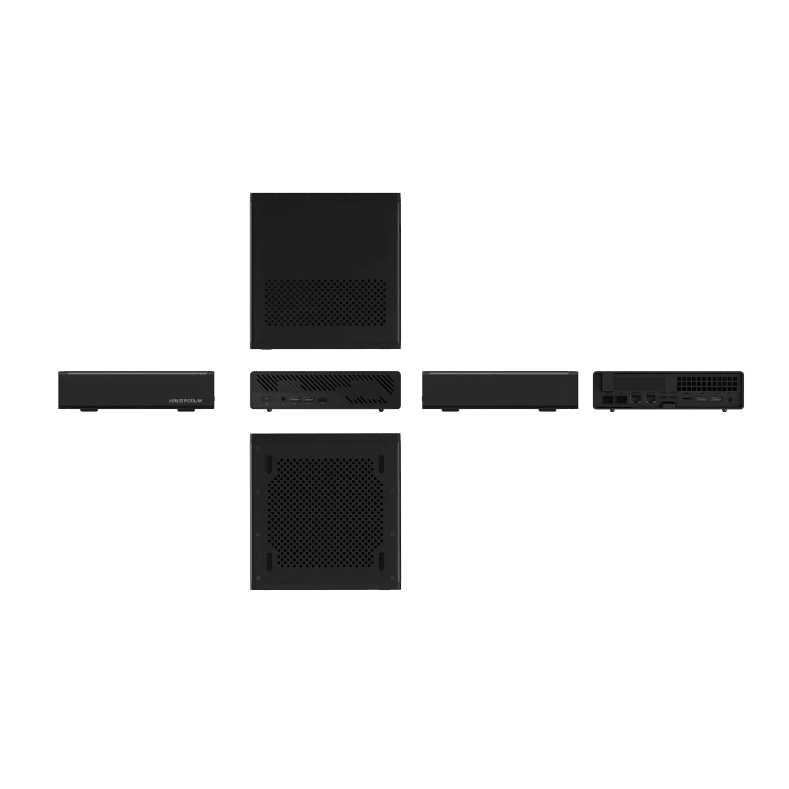 Minisfourm Miniworkstation MS-A2 | AMD Ryzen™ 9 9955HX / 7945HX | Dual 10Gbps SFP+ Lan & 2.5G RJ45 Lan Ports | Support U.2 NVMe/M.2 22110