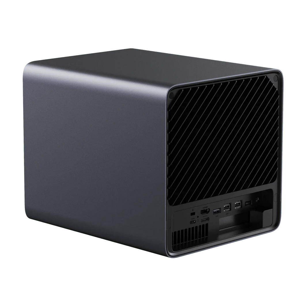 MINISFORUM N5 AIR AI NAS | AMD Ryzen™ 7 255 | Docker single key installation | OCuLink compatible | Weight only 4KG