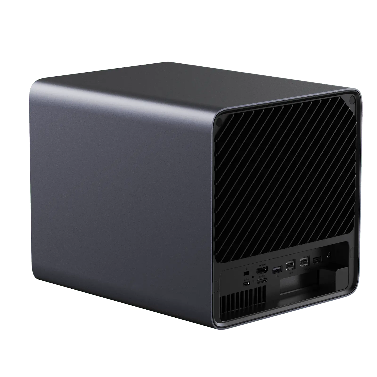 MINISFORUM N5 AIR AI NAS | AMD Ryzen™ 7 255 | Docker single key installation | OCuLink compatible | Weight only 4KG