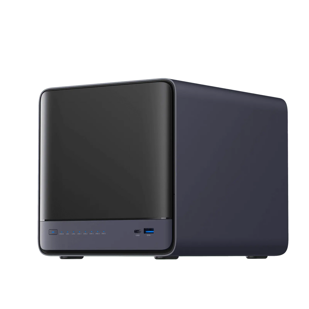 MINISFORUM N5 AIR AI NAS | AMD Ryzen™ 7 255 | Docker single key installation | OCuLink compatible | Weight only 4KG