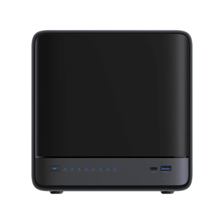 MINISFORUM N5 AIR AI NAS | AMD Ryzen™ 7 255 | Docker single key installation | OCuLink compatible | Weight only 4KG