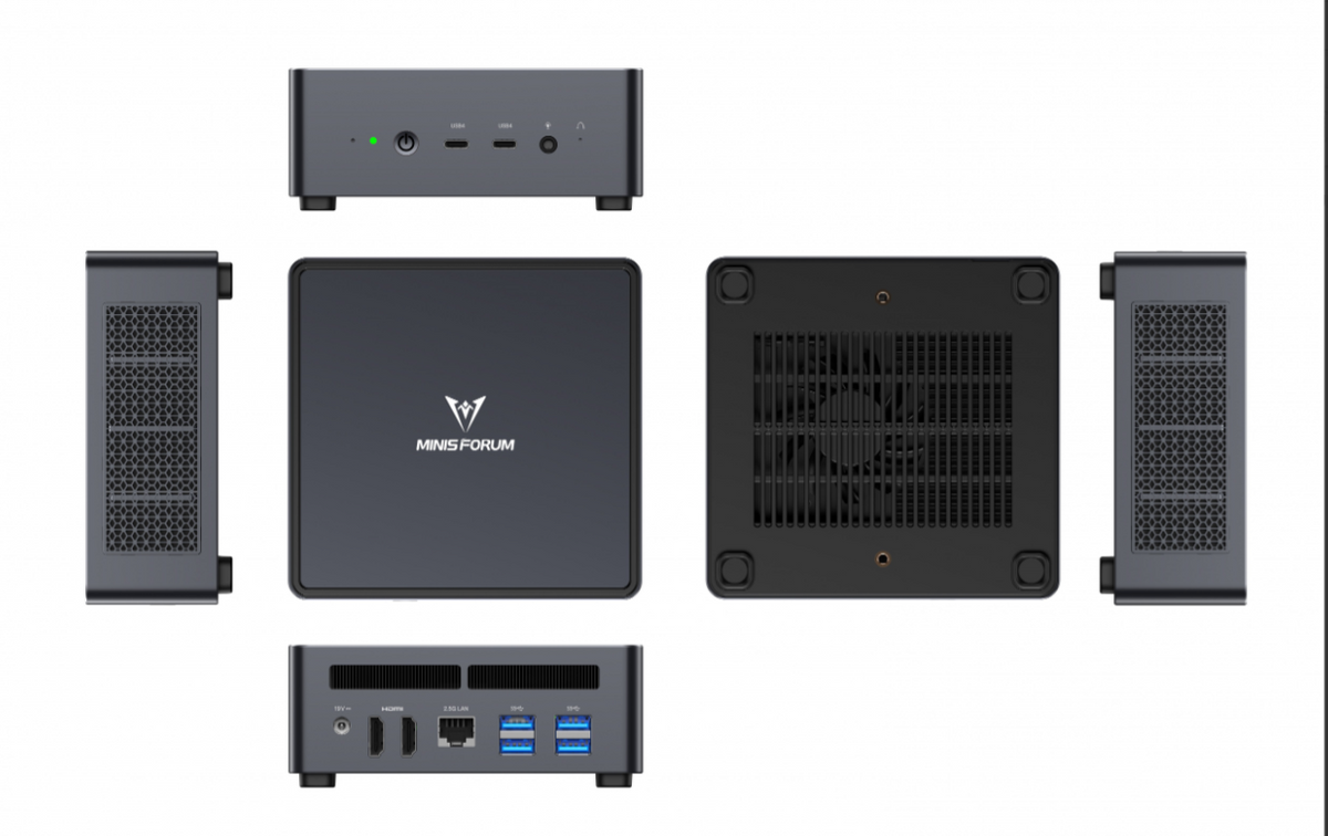 Um790 Rear Minisforum UM790 Pro 7940HS Mini PC